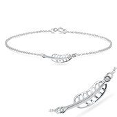 Leaf Silver Bracelet BRS-63